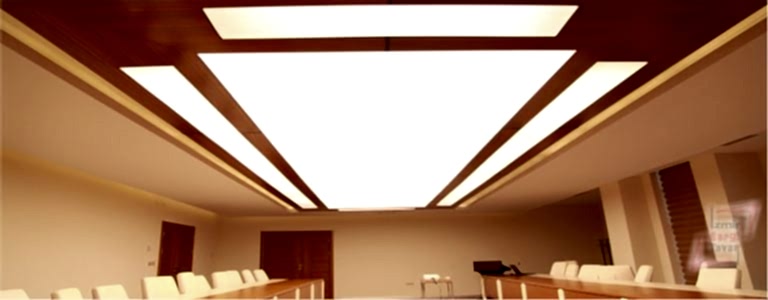 Transparan gergi tavan