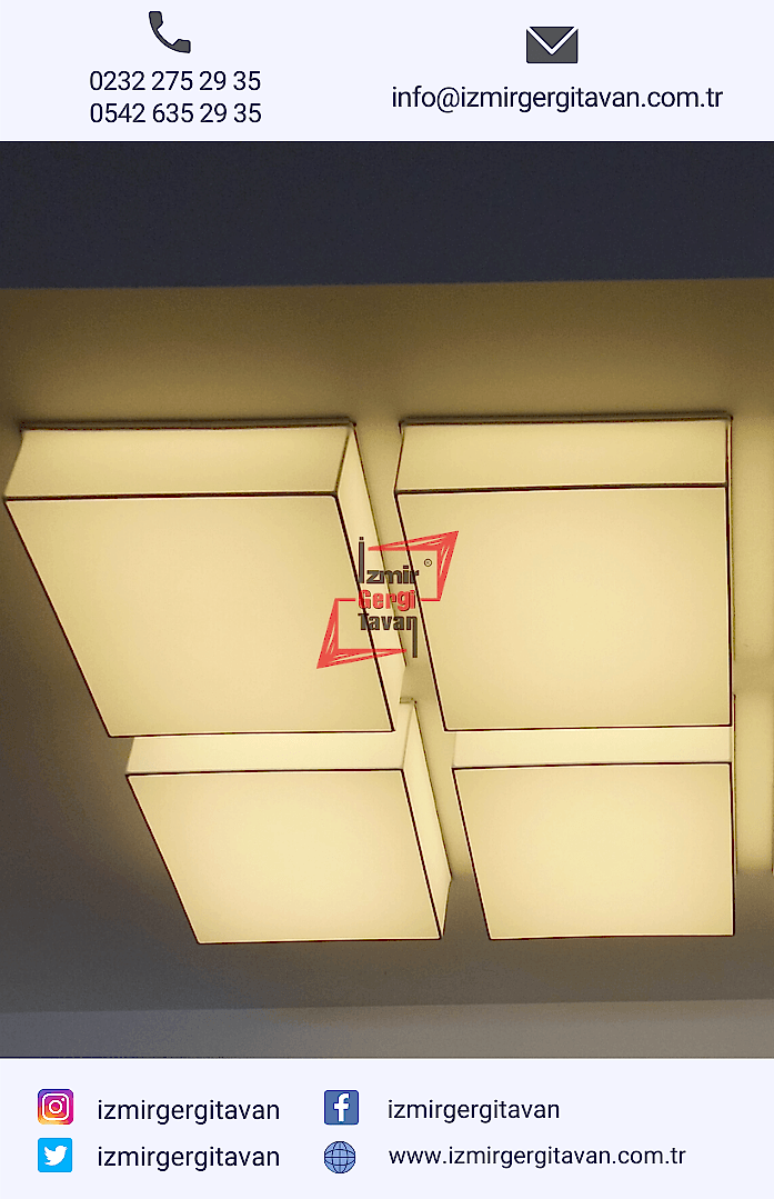 Transparan Gergi Tavan