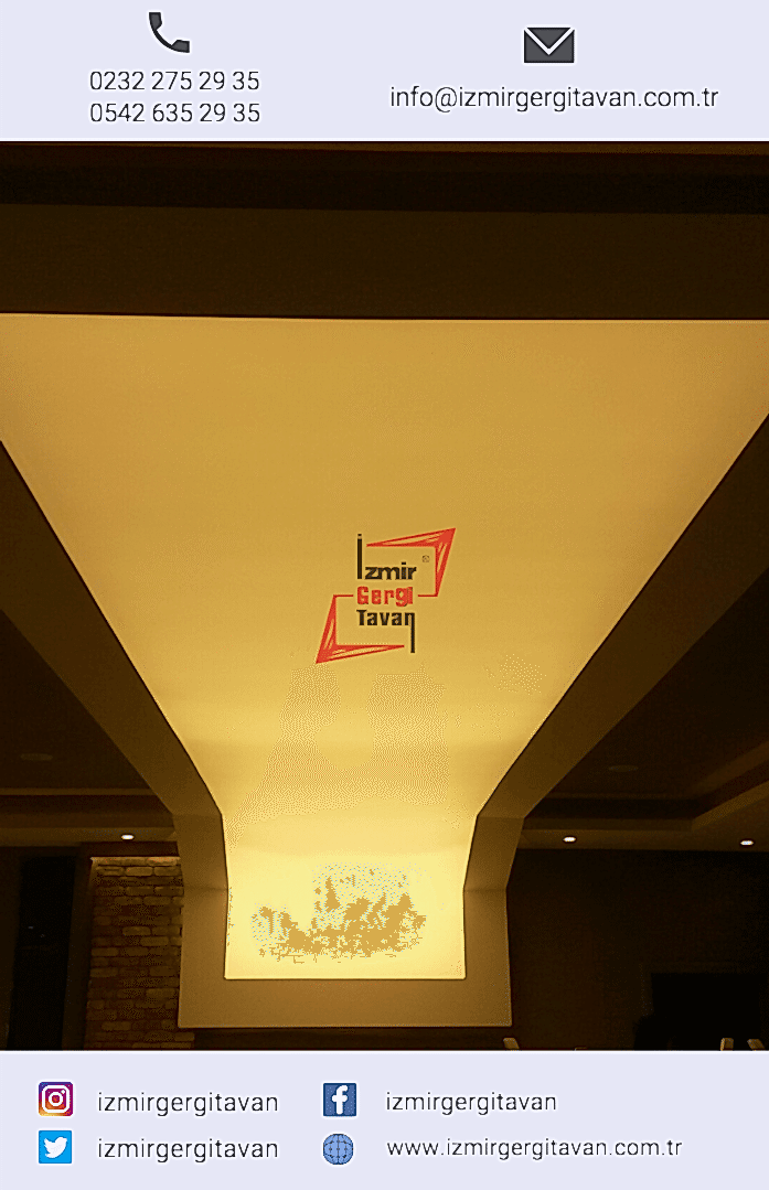 Transparan Gergi Tavan