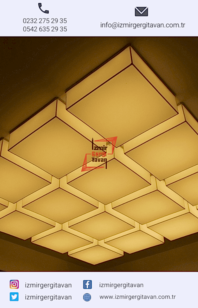 Transparan Gergi Tavan