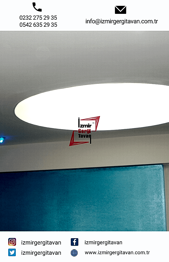 Transparan Gergi Tavan