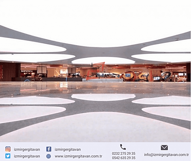 Transparan Gergi Tavan