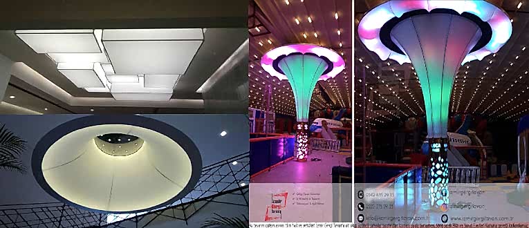 İzmir Gergi Tavan 3D Form Gergi Tavan